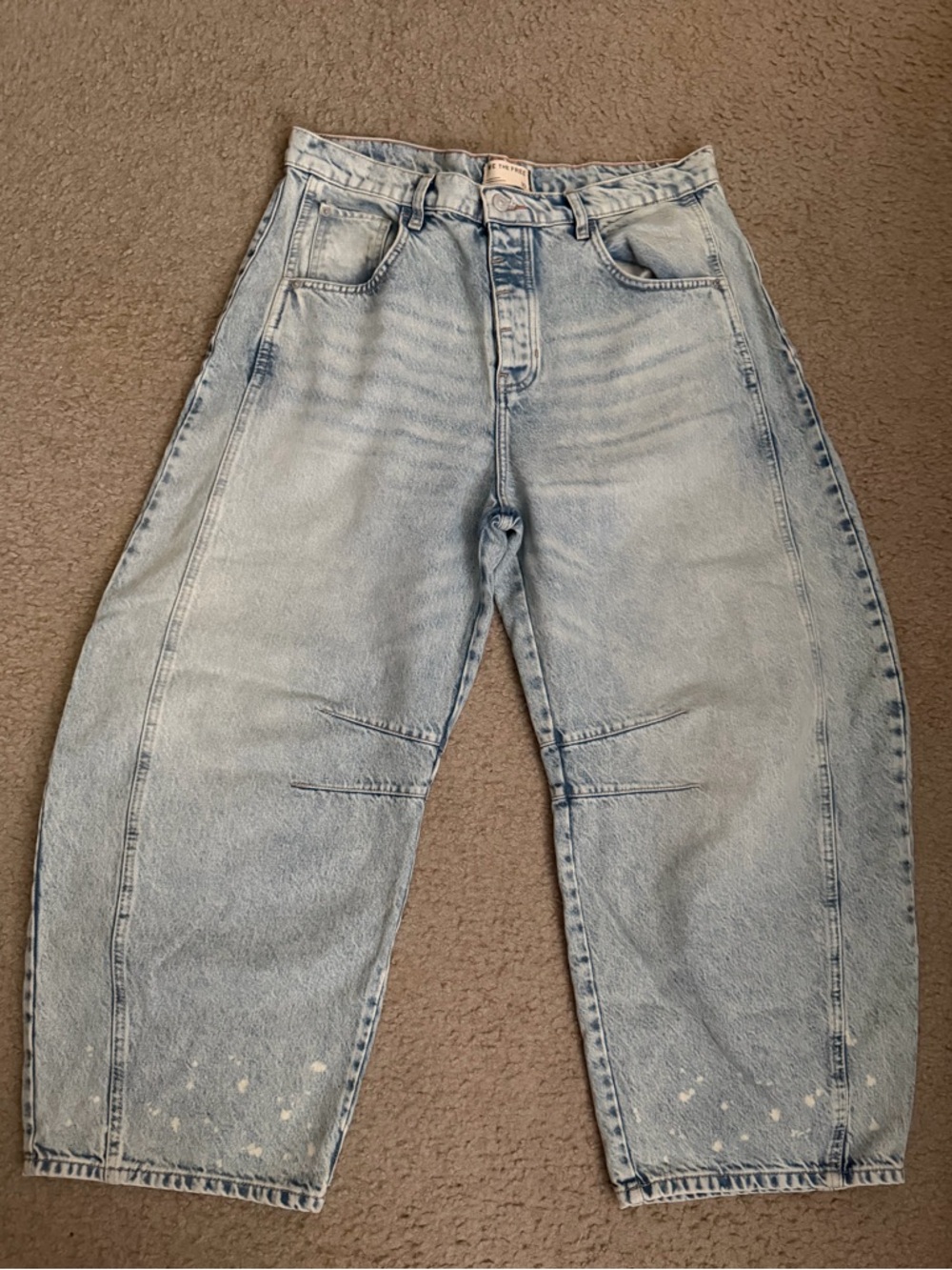 Free People Barrel Jean size 30